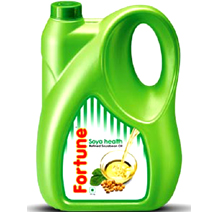 Fortune Soya Health Oil (Refined Soyabean Oil) (5 Litre)